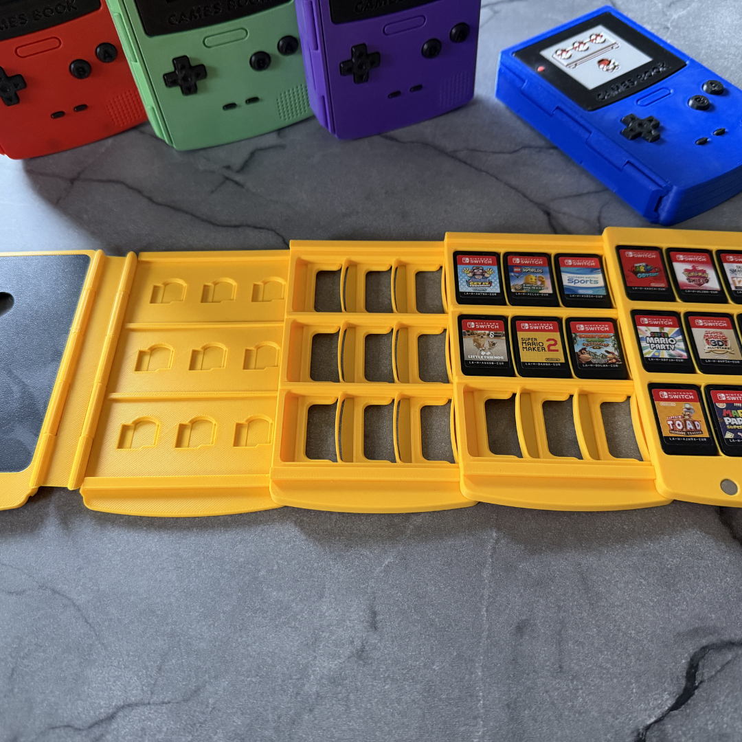 Games Book - Custom Nintendo Switch Game Organizer