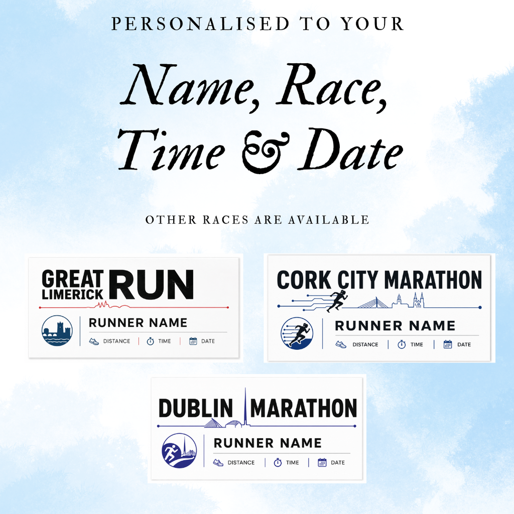 Personalised Marathon Route Frame