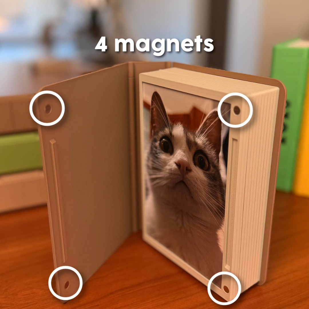 Year in Review Photo Album – Sliding Memory Book (Holds 12 Photos)