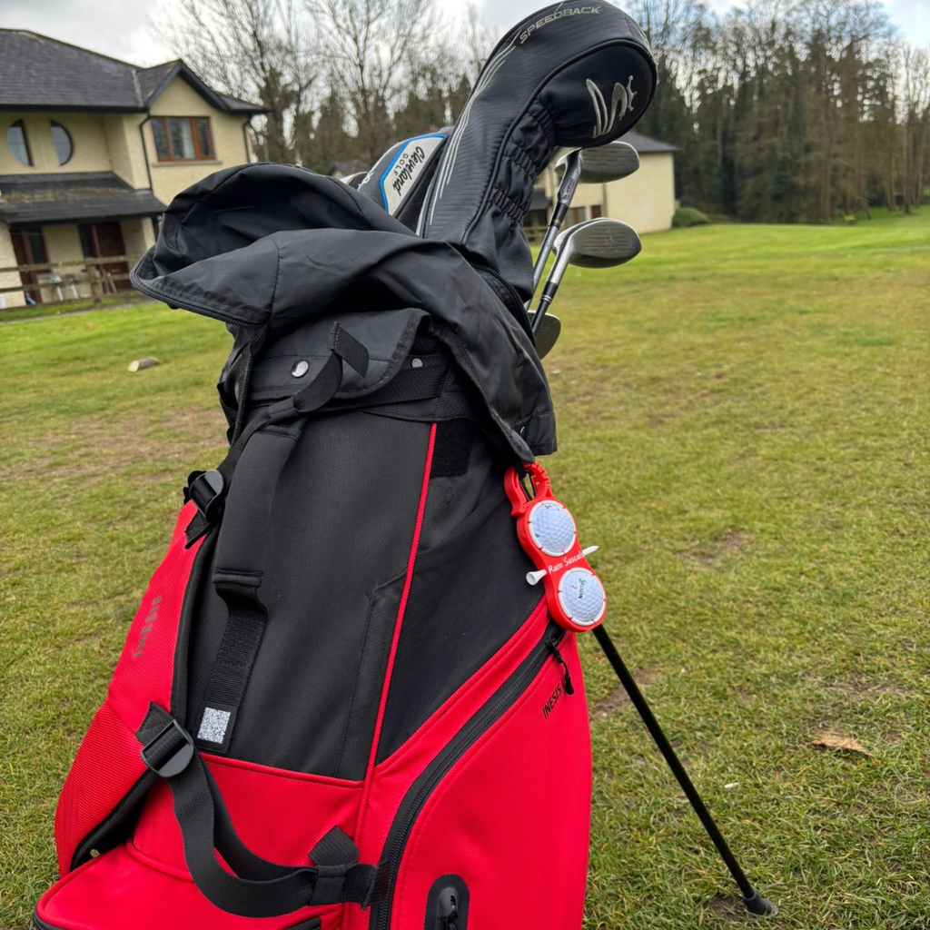 Custom Golf Gift Set – Personalised Ball Holder, Marker, Balls & Tees