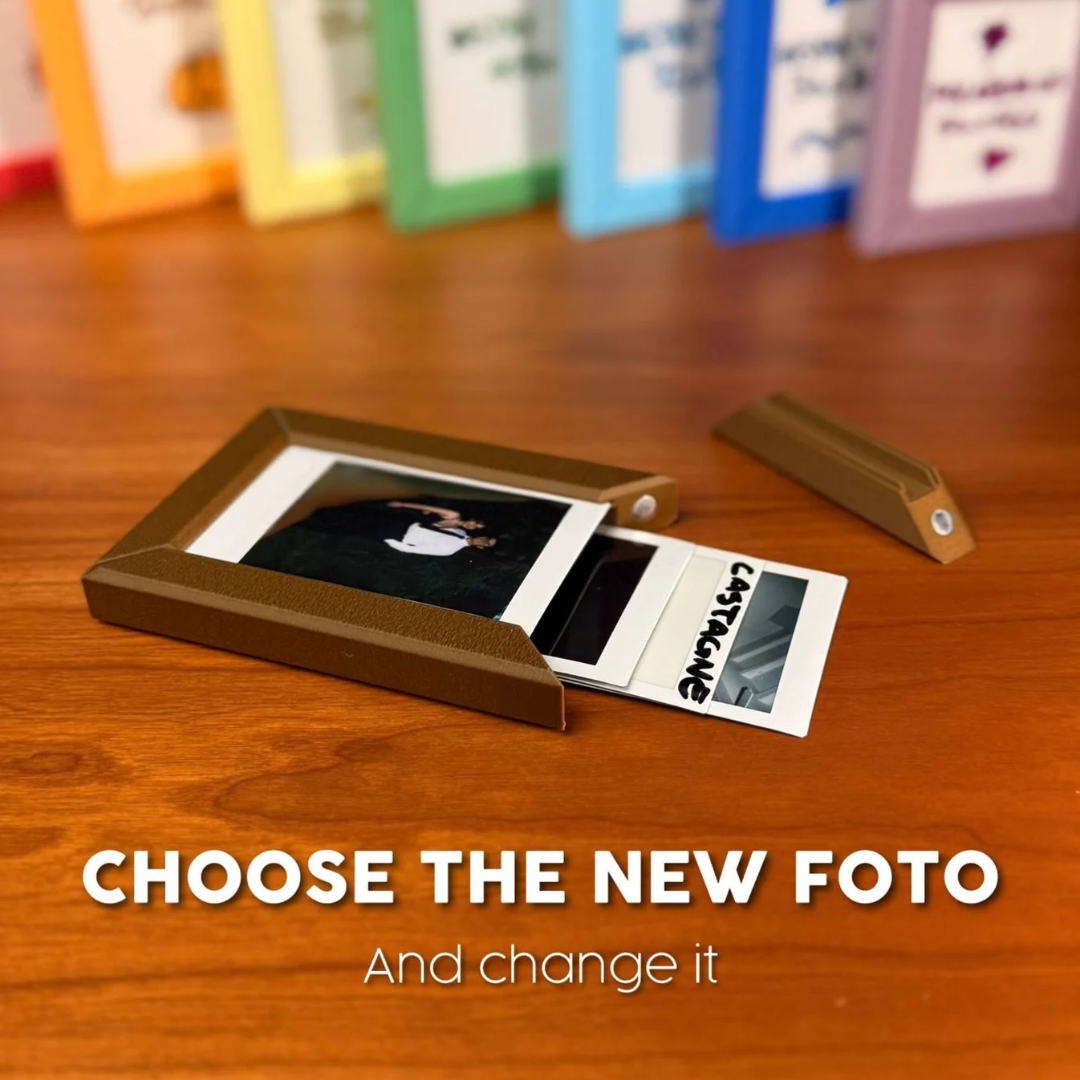 Gallery Box Photo Frame With Storage | Compatible with Instax & Instax Wide