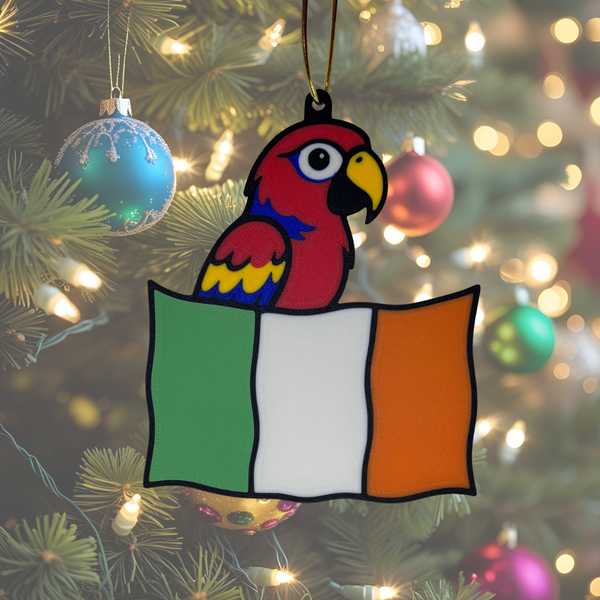 Troy Parrott Ireland Goal Celebration Decoration – “He’s Done It Again!” Irish Football Ornament