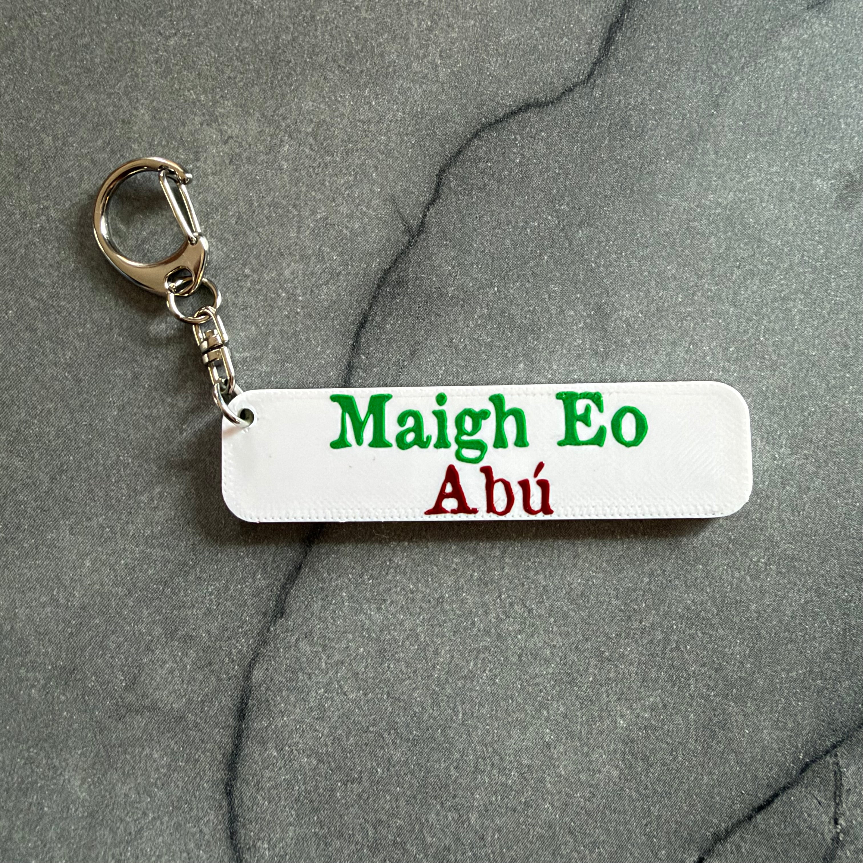 Mayo 2026 All-Ireland Football Champions Keychain – “26-MO-SAM” Number Plate Style Souvenir