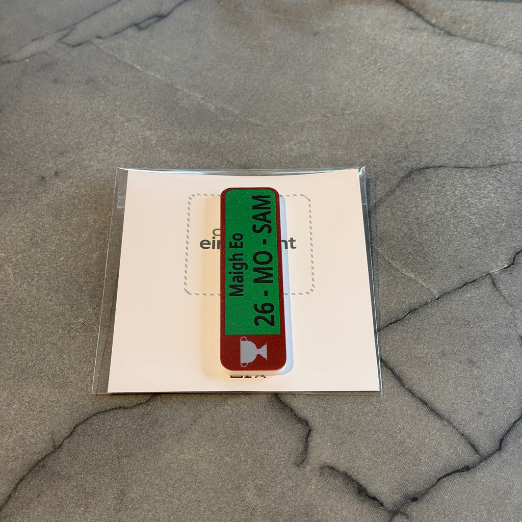 Mayo 2026 All-Ireland Football Champions Fridge Magnet – “26-MO-SAM” Number Plate Style Souvenir
