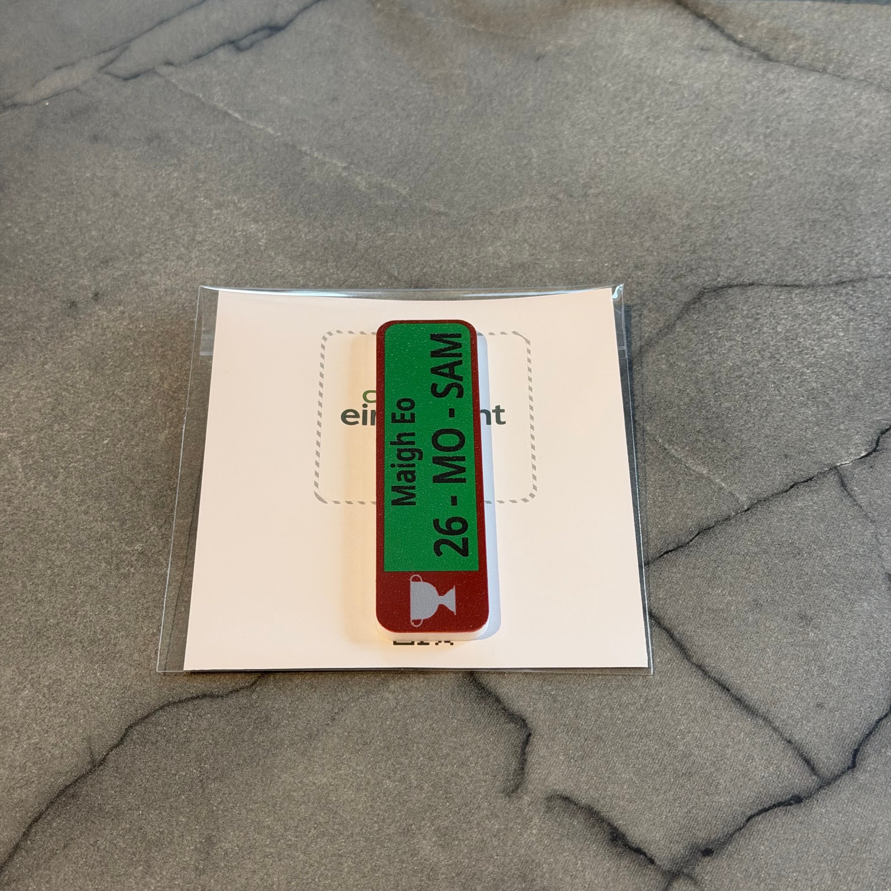Mayo 2026 All-Ireland Football Champions Fridge Magnet – “26-MO-SAM” Number Plate Style Souvenir