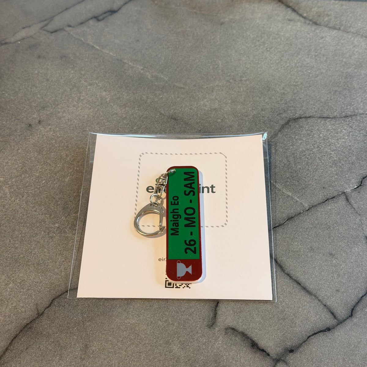 Mayo 2026 All-Ireland Football Champions Keychain – “26-MO-SAM” Number Plate Style Souvenir