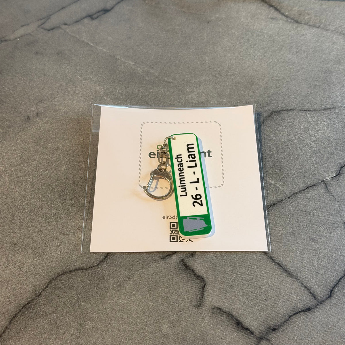 Limerick 2026 All-Ireland Hurling Champions Keychain – Number Plate Style