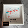 Personalised Marathon Route Frame & Keychain