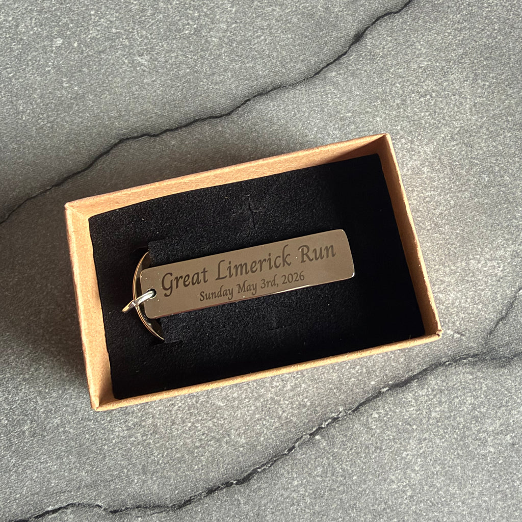 Personalised Marathon / Race Keychain