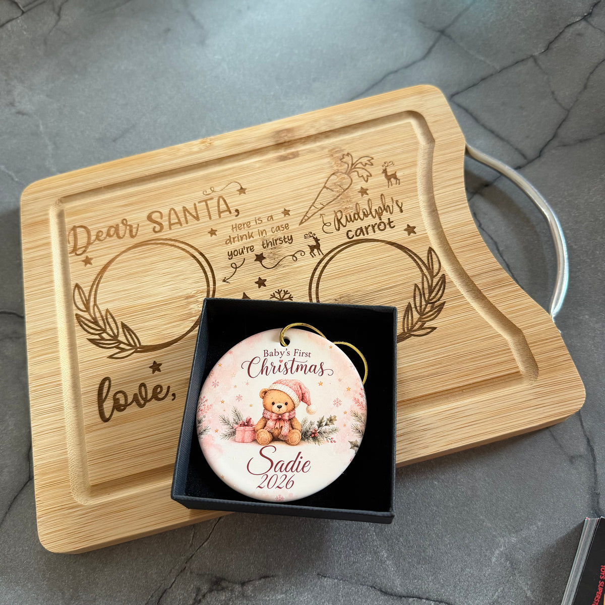 Baby's First Christmas - Personalised Gift Set