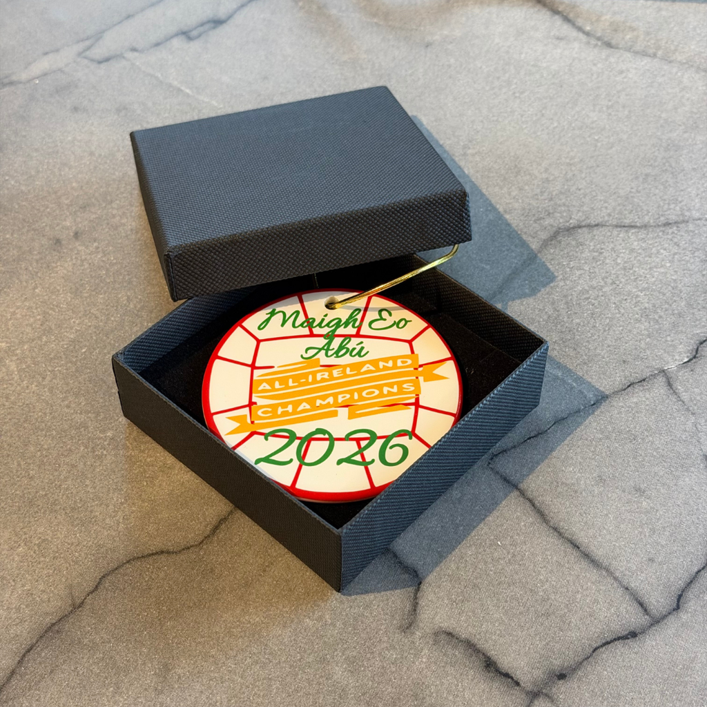 Mayo 2026 All-Ireland Champions Ceramic Christmas Ornament