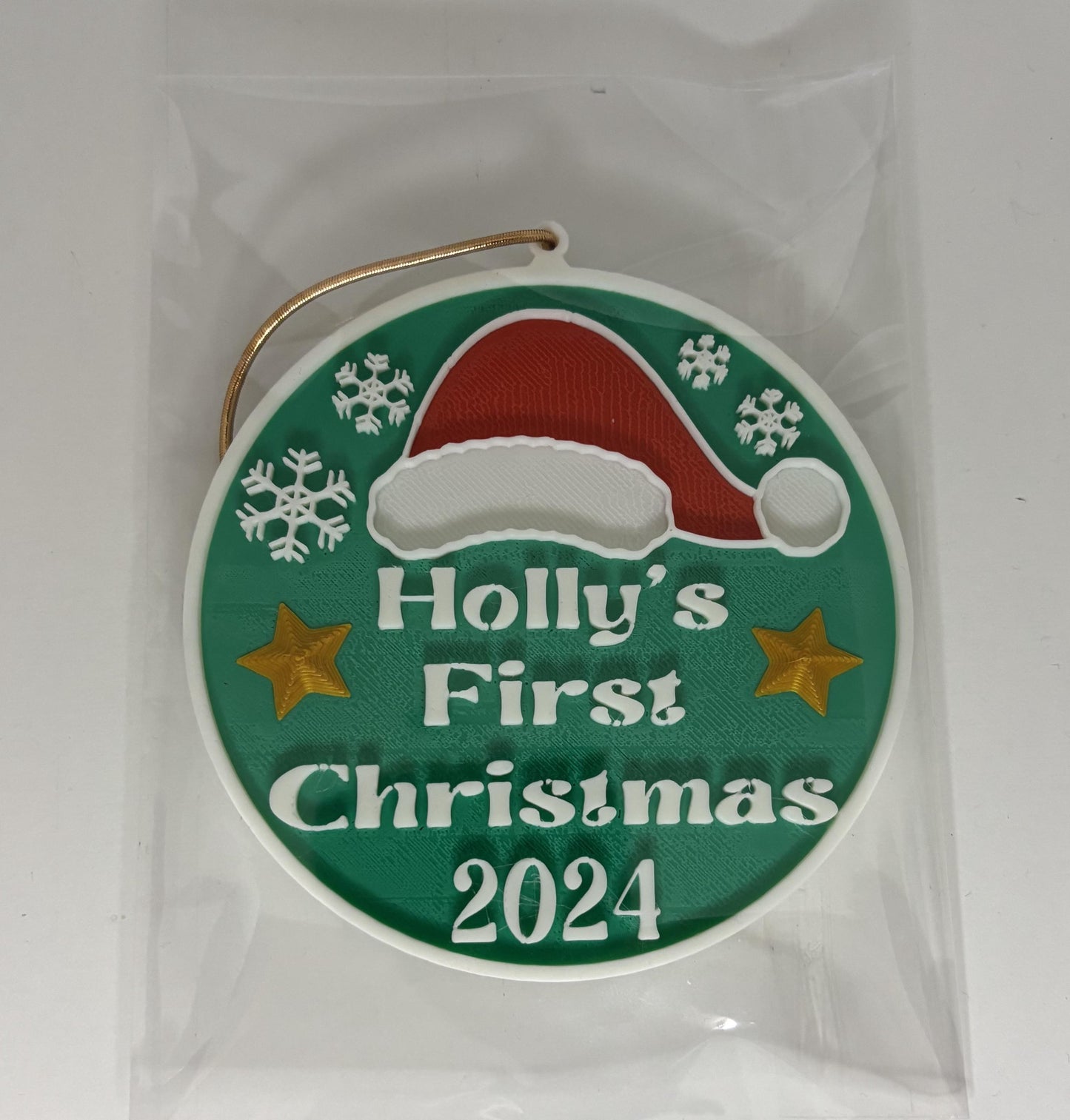 Personalized Baby's First Christmas Ornament